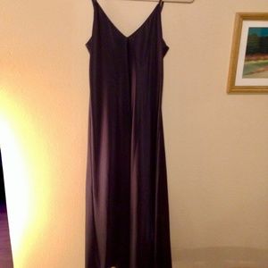 HELMUT LANG Black 100% Silk Slip Dress - S Small